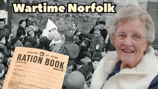 Joyce Preston 93 talks about wartime Norfolk and Suffolk  Rationing Americans and POWs [upl. by Xuagram]