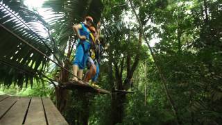 Flying Hanuman Extreme Ziplining in Phuket [upl. by Bridgid]