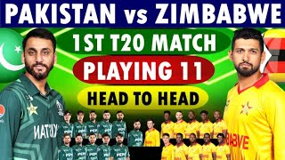 Pakistan Team Final Playing 11  Pakistan Vs Zimbabwe Today 1st T20 Match [upl. by Meggs]