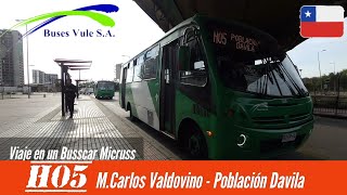 Transporte de SantiagoBusscar MicrussMercedes Benz LO915MCarlos ValdovinoPobl DavilaBJFP34 [upl. by Allimrac]