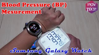 Samsung Galaxy Watch  How to calibrate Blood Pressure Monitor [upl. by Atiram556]