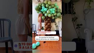 🌳Cómo hacer un árbol con globos 🎈🎈 decoration globos globosparafiestas [upl. by Annot]