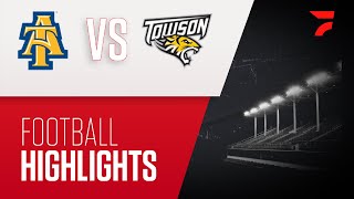 Highlights North Carolina AampT vs Towson Football  2024 CAA [upl. by Ybab]