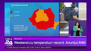 Cod roșu de caniculă în mai mult de jumătate din țară cel mai extins emis vreodată de meteorologi [upl. by Kan]