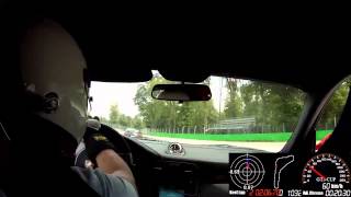 Porsche 997 GT3 RS 38 at Monza Circuit  best lap 204quot7 [upl. by Eiluj893]