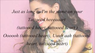 Ariana Grande  Tattooed Heart with Lyrics [upl. by Dupin164]