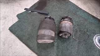 Mercedes C350e Air Spring Replacing and Leak Test [upl. by Danelle]