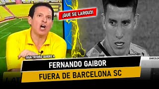 Fernando Gaibor que se largue de Barcelona SC [upl. by Fedora11]