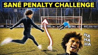 We hope Leroy Sanes coach doesnt see this penalty challenge [upl. by Gerstein420]