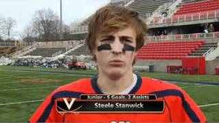 2011 Virginia Mens Lacrosse vs Stony Brook [upl. by Htenay283]