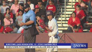 Baseball Playoffs Calallen evens series with Robstown TM wins series opener over Alice Vets wins [upl. by Hwu]