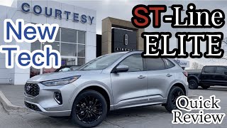 2023 Ford Escape STLine Elite Exciting Features [upl. by Nerreg646]