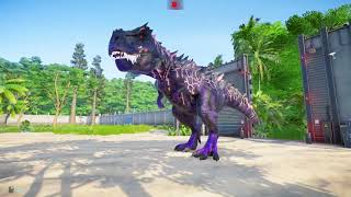 King Dinosaur T Rex Hunting Battle Spinosaurus Evolution Indoraptor Monster Jurassic World Dominion [upl. by Sale]