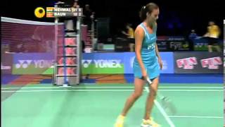 QF  WS  Saina Nehwal vs Tine Baun  2012 Yonex Denmark Open [upl. by Oletta]