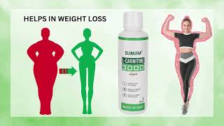 SlimJim LCarnitine 3000mg  L carnitine liquid for weight loss [upl. by Kelwunn550]