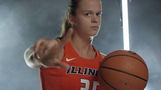 Illini WBB  Alex Wittinger AllTime Blocks Leader [upl. by Puiia145]