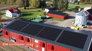 Solceller på Brandvold gård [upl. by Anircam]