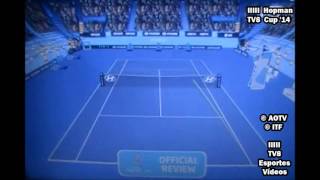 Alizé Cornet vs Petra Kvitova  Hopman Cup 2014  Round Robin 12 [upl. by Ahsirek]