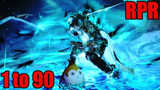 FFXIV Endwalker Reaper 1 to 90 Leveling Skills Guide [upl. by Alihet]