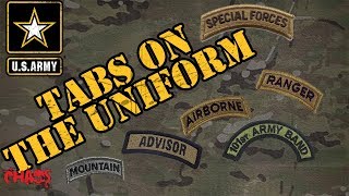 The different tabs on the Army uniform [upl. by Volpe]