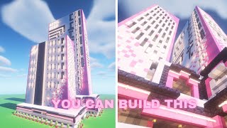 Minecraft Modern Hotel Tutorial Part 1 of 4 [upl. by Oenire]