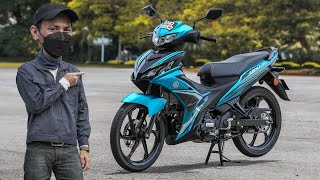 ULASAN VIDEO Yamaha 135LC Fi V8 2022 di Malaysia  dari RM7798 [upl. by Yrmac]