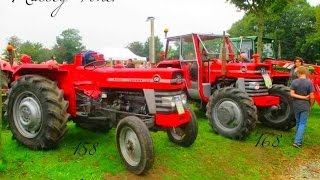 Petit défilé de tracteur à Bernesq lors du 4ème rassemblement de matériels agricoles [upl. by Asiek]