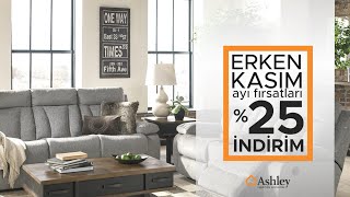 Ashley Furniture Home Store Türkiye  Mekanizmalı Koltuklarda 25 İndirim [upl. by Ishii]