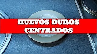 Cocina con Olga  ¿Cómo hacer huevos duros centrados [upl. by Aicemaj]