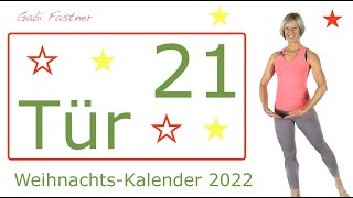 Tür 21🎄Adventskalender🎅🏼15 min für den Beckenboden  ohne Geräte im Stehen [upl. by Sergius]