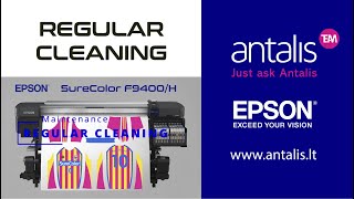 EPSON SureColor F9400H  REGULAR CLEANING PROCEDĹŞRA [upl. by Pollerd]