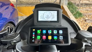 CarPlayAndroid Auto para Zontes 350E em detalhes [upl. by Esinev516]