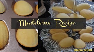 Easy Madeleine Recipe Home made French Butter Cake [upl. by Annahsirhc]