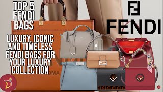 5 Best FENDI BAGS Worth The Investment Best Selling Luxury Bag Collection [upl. by Llenrrad]