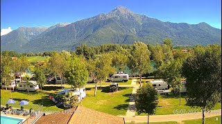 Camping La Riva  Sorico LIVE HD  Lake Como  Italy [upl. by Surtemed]