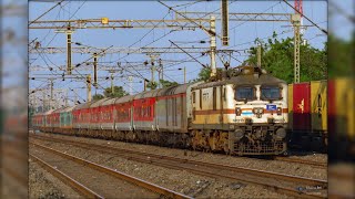 Chennai bound Coromandel Express skips Sankrail at MPS with SRC WAP7 39069 [upl. by Llessur]