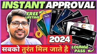 Instant Approval Credit Cards 2024⚡Best Lifetime Free Credit Card 2024⚡Best Free Credit Card 2024 [upl. by Eenobe]