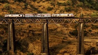 22221 CSMT  NZM Rajdhani Express in WAP7 PushPull mode [upl. by Ruhtua]