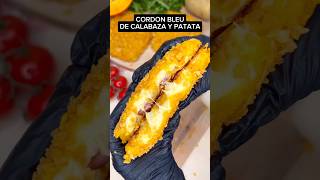 CORDON BLEU de CALABAZA y PATATA shorts recetas [upl. by Elirpa]