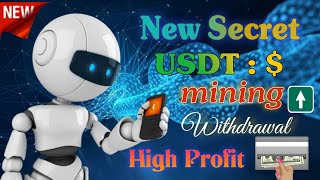 Usdt investment platform  USDT MINING Website2024  New Usdt earning sites daily withdrawal 10 [upl. by Stoffel871]