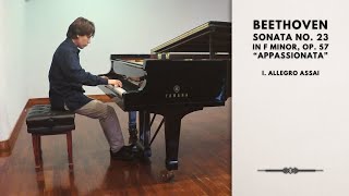 Beethoven  Piano Sonata No 23 in F minor Op 57 I Allegro assai  Juan Pablo GÃ¡mez [upl. by Lorilee]