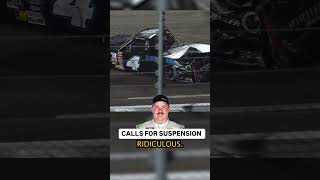 Driver calls for suspension nascar racing nascarracing motorsport [upl. by Nemajneb325]