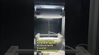 Coaxial Electrospinning Video MaterialSceince electrospinning chemicalengineering science [upl. by Ettenauq]