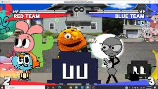 Mugen Battle Battle Watterson Kids Vs Elmore Jr High Kids [upl. by Porush436]