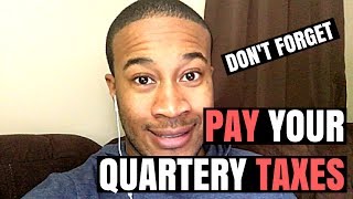 Dont Forget Paying Taxes Quaterly for Postmates and Doordash [upl. by Broddie]