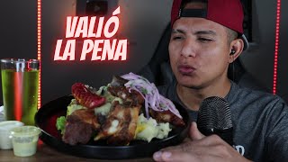 COMIENDO MAJADO DE YUCA CON COSTILLAS DE CHANCHO [upl. by Nihs]