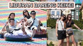 LENLEN amp KEIKEI AKHIRNYA LIBURAN BARENG SERU BANGET NAIK PEROSOTAN RAINBOW  LenLen Vlog [upl. by Acnaib]