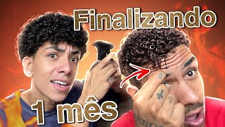 FINALIZANDO CABELO CACHEADO COM 1 MÊS DE CRESCIMENTO [upl. by Fesuy]