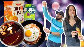 Eating Only KOREAN Food For 25 Hours Challenge 😱😱  sosaute [upl. by Curry]