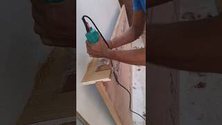 hinges fiting very easy woodworking carpentry shortvideo [upl. by Simara]